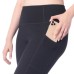  Ladies' Ribbed Legging, Black, Large