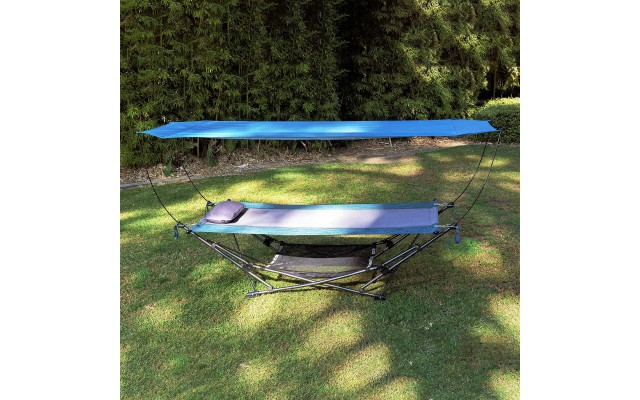  Folding Hammock With Removable Canopy