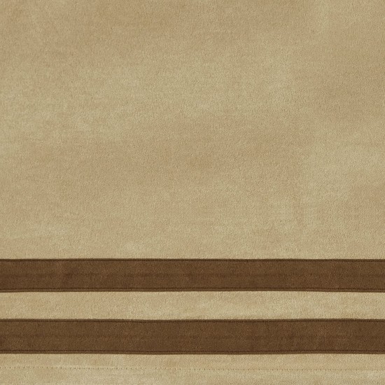  Dune Microsuede Stripe 50″ x 18″ Window Valance