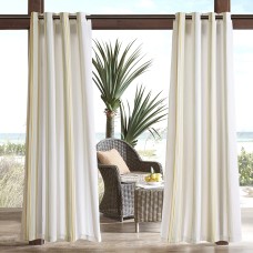 Madison Park Newport Stripe 54″ x 84″ 3M Scotchgard Outdoor Curtain Panel
