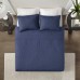  Quebec Quilt Set, Twin/Twin XL(68″x90″), Navy 2 Piece