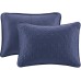  Quebec Quilt Set, Twin/Twin XL(68″x90″), Navy 2 Piece