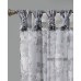  Simone 50″ x 84″ Printed Floral Twist Top Sheer Curtain Panel