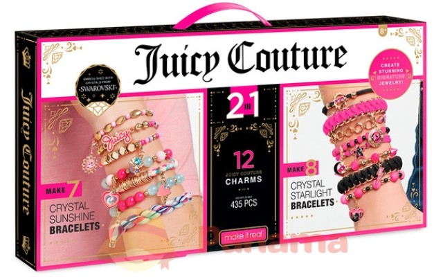  Juicy Couture 2 in 1 Bracelet Set, Multi