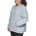  Ladies' Cozy Hoodie, Blue, 2X