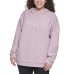  Ladies' Cozy Hoodie, Pink, 2X