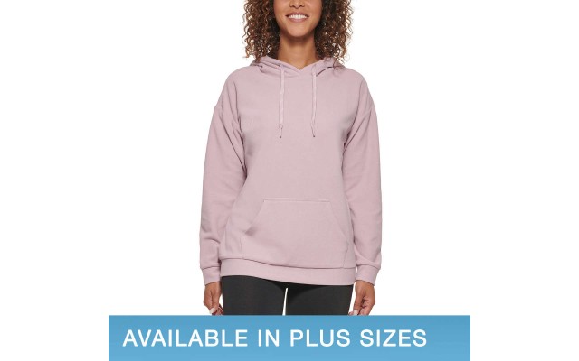  Ladies' Cozy Hoodie, Pink, 2X