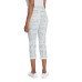  Ladies' Roll Cuff Capri, Light Blue, 3X