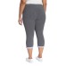 Ladies' Roll Cuff Capri, Blue, X-Small