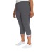  Ladies' Roll Cuff Capri, Blue, X-Small