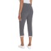  Ladies' Roll Cuff Capri, Blue, 2X