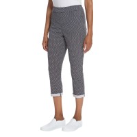 Mario Serrani Ladies' Roll Cuff Capri, Blue, X-Small
