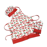 Martha Stewart Collection Kid’s Apron, Chef’s Hat & Oven Mitt Set