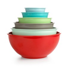 Martha Stewart Collection Melamine Mixing Bowls- Set of 6