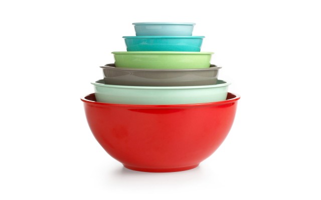 Martha Stewart Collection Melamine Mixing Bowls- Set of 6