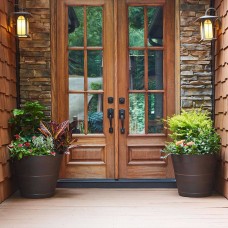 Mason Resin Planter, 2-pack