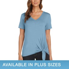 Matty M Ladies' Side Tie Tee