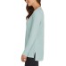  Ladies' V-Neck Tunic Top, Blue, 2X