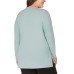  Ladies' V-Neck Tunic Top, Blue, 2X