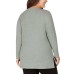  Ladies' V-Neck Tunic Top, Green, 2X