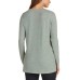  Ladies' V-Neck Tunic Top, Green, 2X