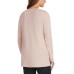  Ladies' V-Neck Tunic Top, Pink, 3X