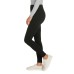  Ladies' French Terry Legging, Black, XX-Large