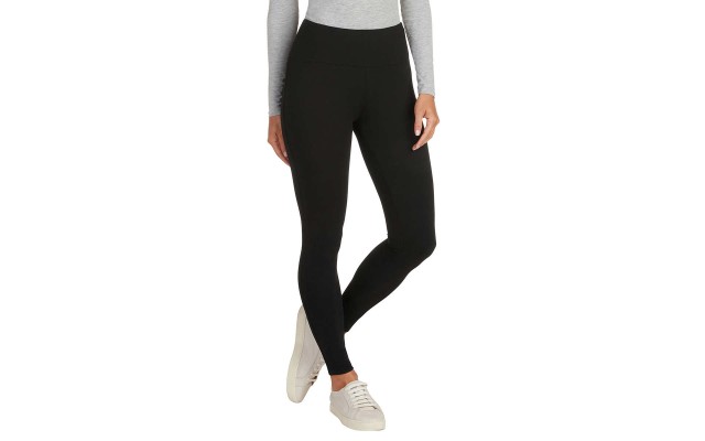  Ladies' French Terry Legging, Black, X-Small