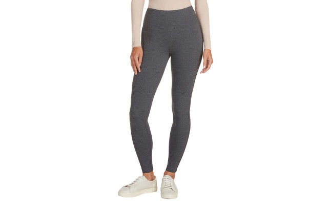  Ladies' French Terry Legging, Gray, X-Large