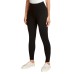  Ladies’ High Waist French Terry Legging, Black, X-Small