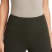  Ladies’ High Waist French Terry Legging, Green, Small