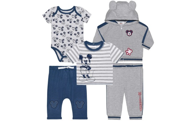 Mickey Infant 5-piece Layette Set, One Color, 12 Months