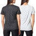  Ladies' 2-pack Tee, Black, 2X