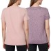  Ladies' 2-pack Tee, Pink, 2X