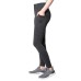  Ladies' Brushed Jacquard Legging, Black, Large