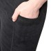  Ladies' Brushed Jacquard Legging, Black, Large