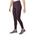  Ladies' Brushed Jacquard Legging, Purple, Large
