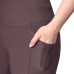  Ladies' High Rise Tight, Purple, 2X