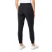  Ladies' Ribbed Jogger, Black, Large