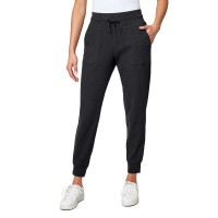 Mondetta Ladies' Ribbed Jogger, Black, X-Large