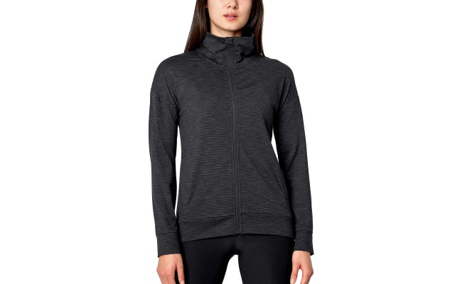  Ladies' Space Dye Jacket, Black, Large