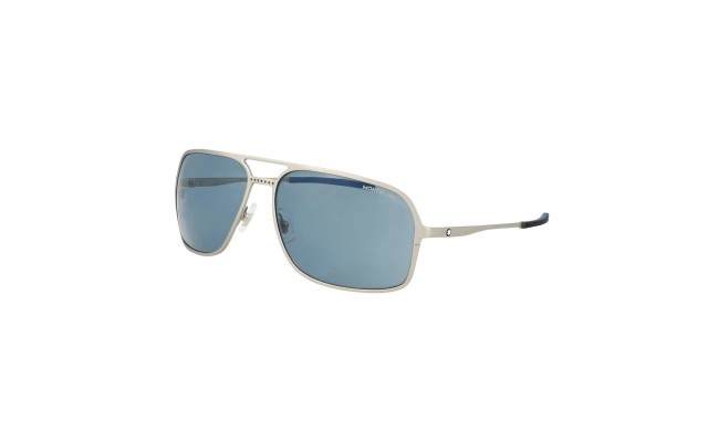  MB0104S Silver Blue Sunglasses