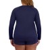  Ladies' Sun Tee, Blue, XX-Large