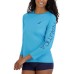  Ladies' Sun Tee, Teal, Large