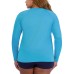  Ladies' Sun Tee, Teal, Large