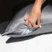  100% Mulberry Silk Pillowcase, Gray, King Size
