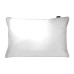  100% Mulberry Silk Pillowcase, White, King Size