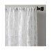  Yvette 52″ x 95″ Trellis Jacquard Sheer Curtain Panel