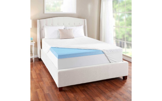  3” EVENcor GelPlus Gel Memory Foam Mattress Topper with Cooling Cover, One Color, California King