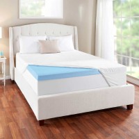 Novaform 3” EVENcor GelPlus Gel Memory Foam Mattress Topper with Cooling Cover, One Color, King